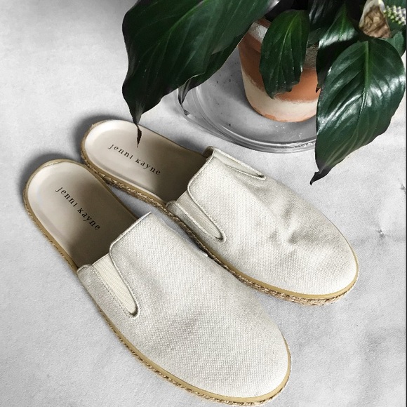 Jenni Kayne Shoes - NWT Jenni Kayne Linen Marina Espadrille Mules